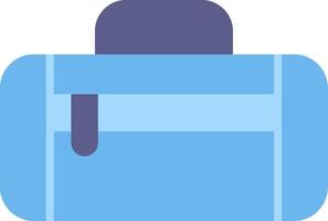 Duffle Bag Flat Icon vector