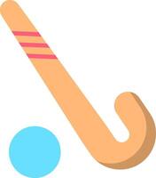 icono plano de hockey vector