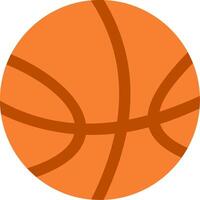 icono plano de baloncesto vector