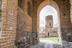 Czersk, Poland - March 24th, 2024 - Entrance Tower at Castle of the Masovian Dukes photo