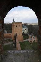 Czersk, Poland - March 24th, 2024 - View at tower throught the window - Masovian Dukes Castle photo