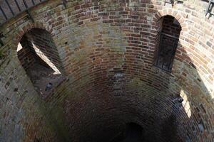 Czersk, Poland - March 24th, 2024 - Inside the tower at Masovian Dukes Castle photo