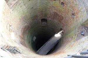 Czersk, Poland - March 24th, 2024 - Inside the tower at Masovian Dukes Castle photo