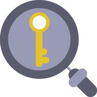 Key Flat Icon vector