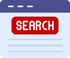 Search Bar Flat Icon vector