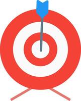 Target Flat Icon vector