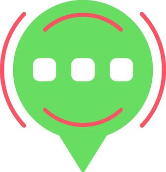 Talk Flat Icon vector