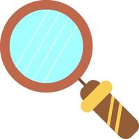 Magnifying Glass Flat Icon vector