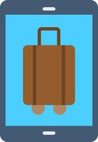 Mobile Flat Icon vector