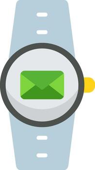Message Flat Icon vector