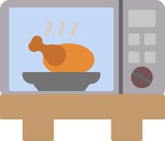 Roast Flat Icon vector