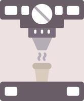 Coffee Machine Flat Icon vector