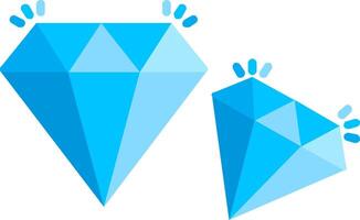 Diamond Flat Icon vector