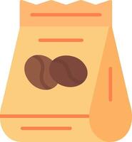 Beans Bag Flat Icon vector