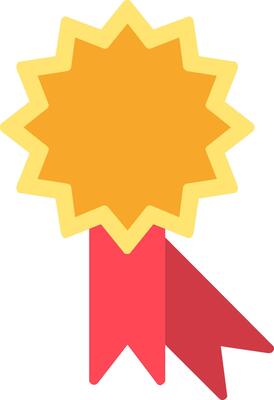 Ribbon Flat Icon