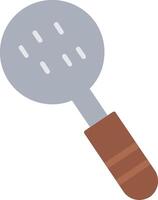 Slotted Spoon Flat Icon vector