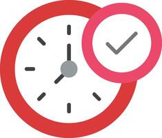 Clock Flat Icon vector