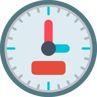 Clock Flat Icon vector