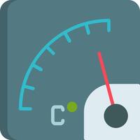 Gauge Flat Icon vector