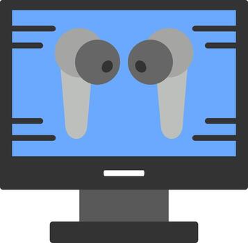 Computer Flat Icon vector