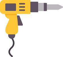 Drill Flat Icon vector