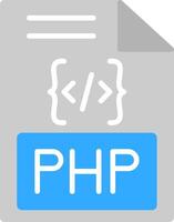 Php Flat Icon vector