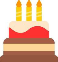 Cake Flat Icon vector