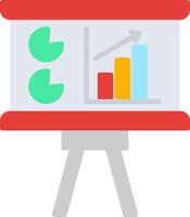 Presentation Flat Icon vector