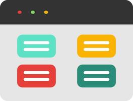 Tasks Flat Icon vector