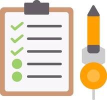 Check List Flat Icon vector