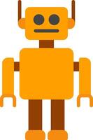 Robot Flat Icon vector