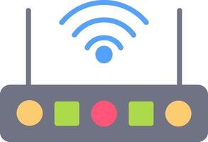 Wifi Router Flat Icon vector