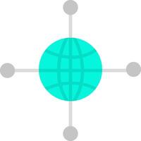 Networking Flat Icon vector