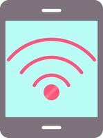 sin wifi icono plano vector