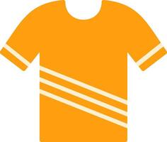 camiseta, plano, icono vector