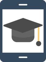 Graduation Flat Icon vector