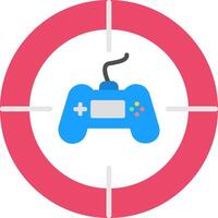 Shooting Game Flat Icon vector