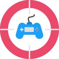 Shooting Game Flat Icon vector