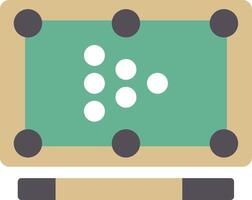 Billiards Flat Icon vector