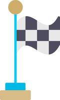 Racing Flag Flat Icon vector