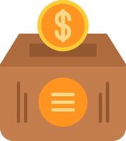 Deposit Flat Icon vector