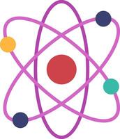 Atom Flat Icon vector