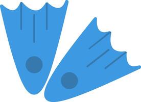 Fins Flat Icon vector