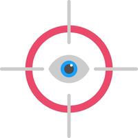 Spyhole Flat Icon vector