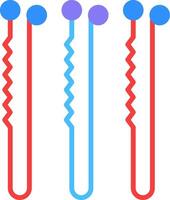 Bobby Pin Flat Icon vector