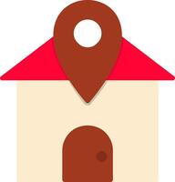 Home Location Flat Icon vector