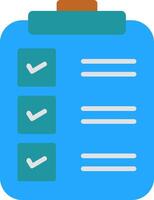 Check List Flat Icon vector