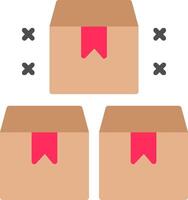 Package Flat Icon vector