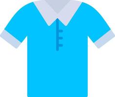 Polo Shirt Flat Icon vector