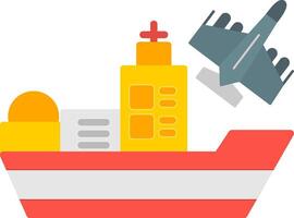 Ship Flat Icon vector